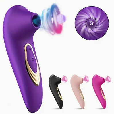 Vibrador de Mamilla y Clítoris para Estimulación, Juguetes Eróticos Orales para Principiantes, Estimulador Vibratorio con 10 Modos de Succión para Mujeres y Parejas