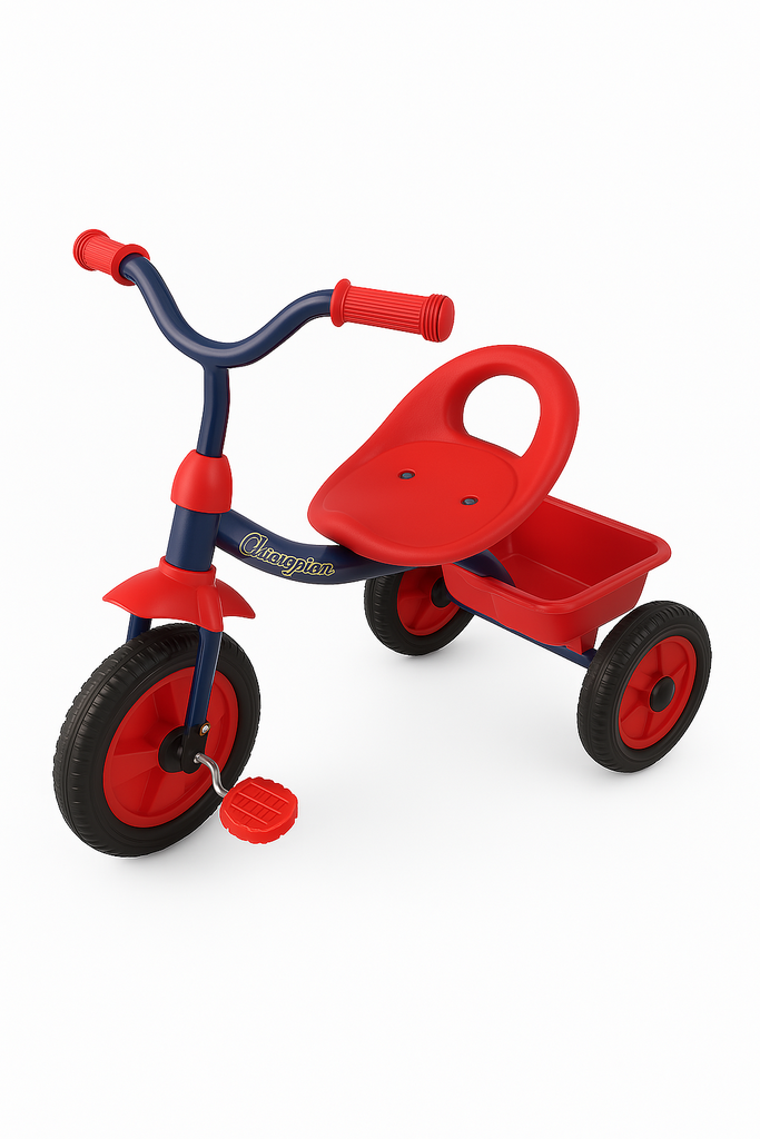 TRCICLO DE PEDALES PARA NIÑO AZUL Y ROSADO