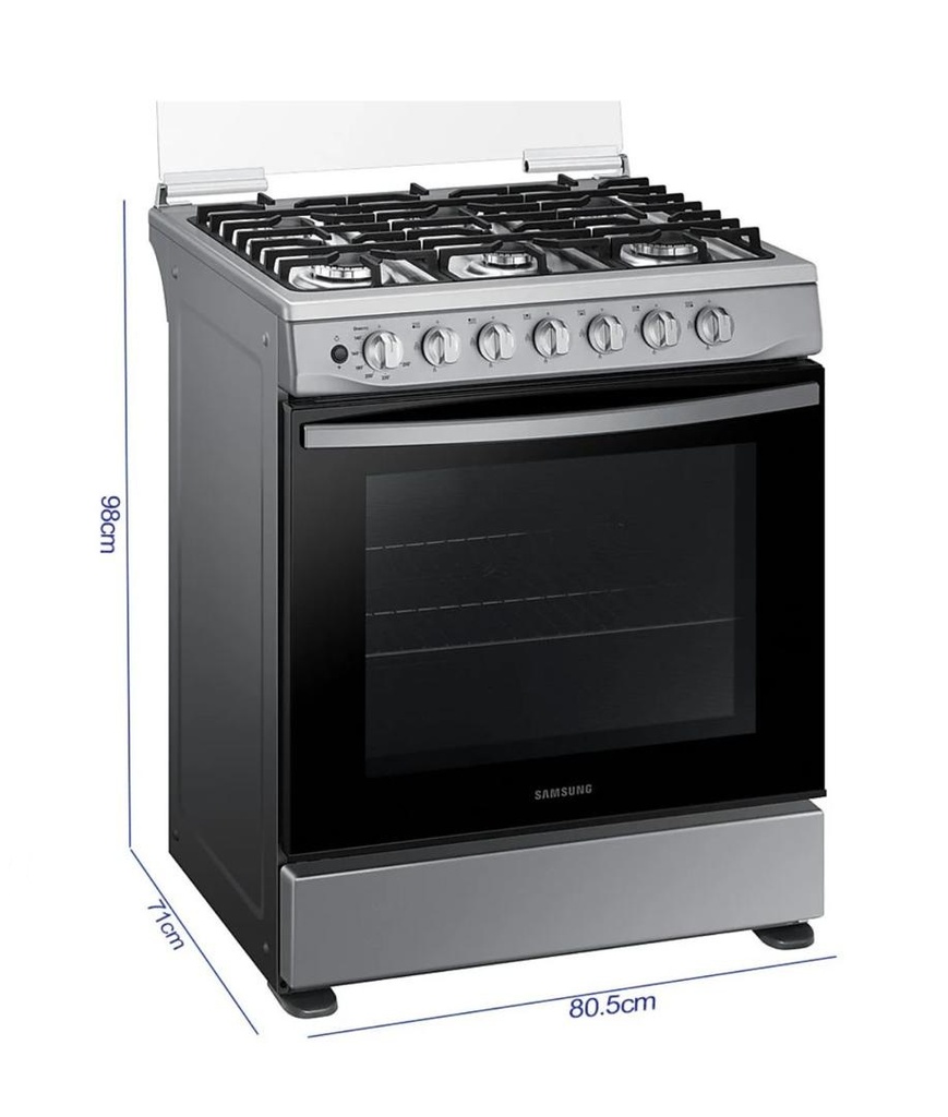 COCINA DE GAS CON HORNO SAMSUNG