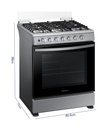 COCINA DE GAS CON HORNO SAMSUNG