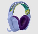 LOGITECH G733 LIGHTSPEED RGB / AUDIFONO CON MICROFONO INALAMBRICO / DTS / COMPATIBLE CON PS4, MAC, PC / COLOR VIOLET