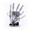 SET DE CUCHILLOS DE COCINA 9 PZS