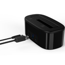 ORICO 6218US3-BK-BP - DOCKING PARA DISCO 2.5 / 3.5 / PLUG AND PLAY / SATA 3.0 / USB 3.1 TYPE-B / COLOR NEGRO