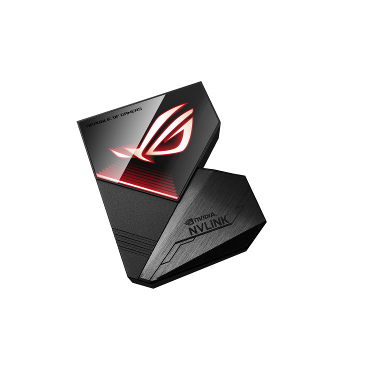 ASUS ROG NVLINK BRIDGE 4 SLOT - AURA SYNC / ALTA RESOLUCION CON NVIDIA GEFORCE RTX 2080 TI