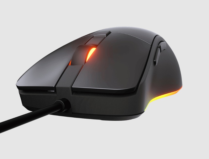 COUGAR SURPASSION ST / MOUSE GAMING RGB PIXART OPTICAL / 14 MODOS DE COLORES / 3200 DPI / ORIENTADO AL FPS / 1000HZ POLLING / CONEXION USB