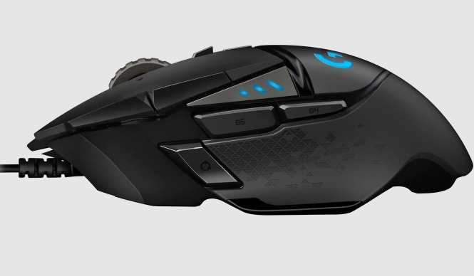 LOGITECH G502 HERO GAMING / MOUSE PARA JUEGO CON RGB AJUSTABLE / 11 BOTONES PROGRAMABLE / 5 PESAS DE 3.6G SISTEMA DE PESAS AJUSTABLE / 400IPS / 16.000