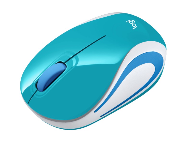 LOGITECH M187 MINI - RATON INALAMBRICO / COLOR VERDE AZULADO