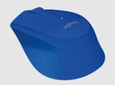 LOGITECH M280 - RATÓN / 1000 DPI / 2,4 GHZ / NANO RECEPTOR / USB 2.0 / 3 BOTONES / AZUL