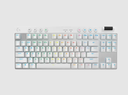 LOGITECH G PRO X TKL TACTILE (BLANCO) / TECLADO GAMING INALAMBRICO / GX BROWN TACTILE SWITCH / INGLES / INCLUYE ESTUCHE