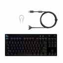 LOGITECH PRO / TECLADO MECANICO TKL / TECLAS GX BLUE CLICKY / LIGHTSYNC RGB LIGHTING / 12 TECLAS PROGRAMABLE / IDIOMA INGLES