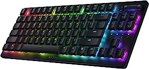 RAZER DEATHSTALKER V2 PRO TKL / TECLADO MECANICO RGB TENKEYLESS (ESPAÑOL) / SWITCH OPTICO LINEAL / SIN TECLADO NUMERICO / RAZER CHROMA RGB /