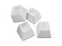 RAZER PBT KEYCAP + COILED CABLE (MERCURY WHITE) / KIT DE 120 TECLAS INGLES / DOUBLESHOT KEYCAP / COMPATIBILIDAD UNIVERSAL / USB-C A USB-A
