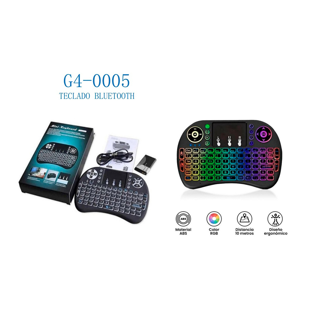 TECLADO CON BLUETOOTH MINI KEYBOARD