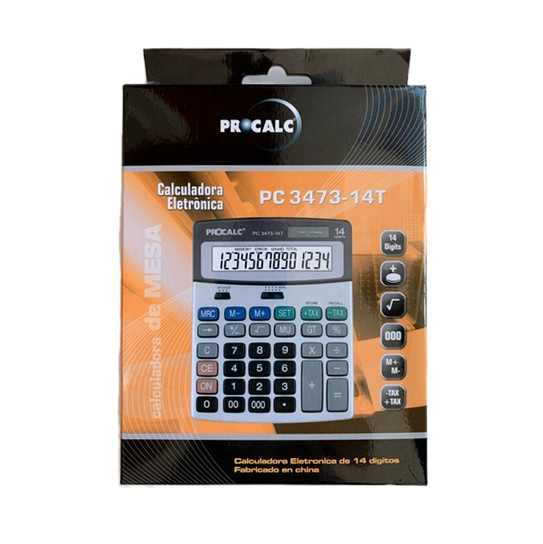 CALCULADORA ELECTRONICA DE 12 DIGITOS 