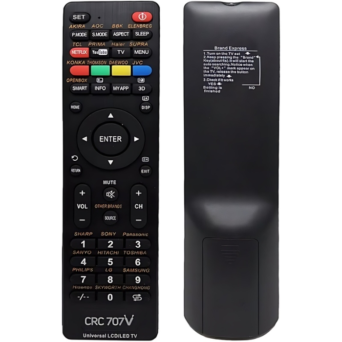 CONTROL UNIVERSAL SMART TV 