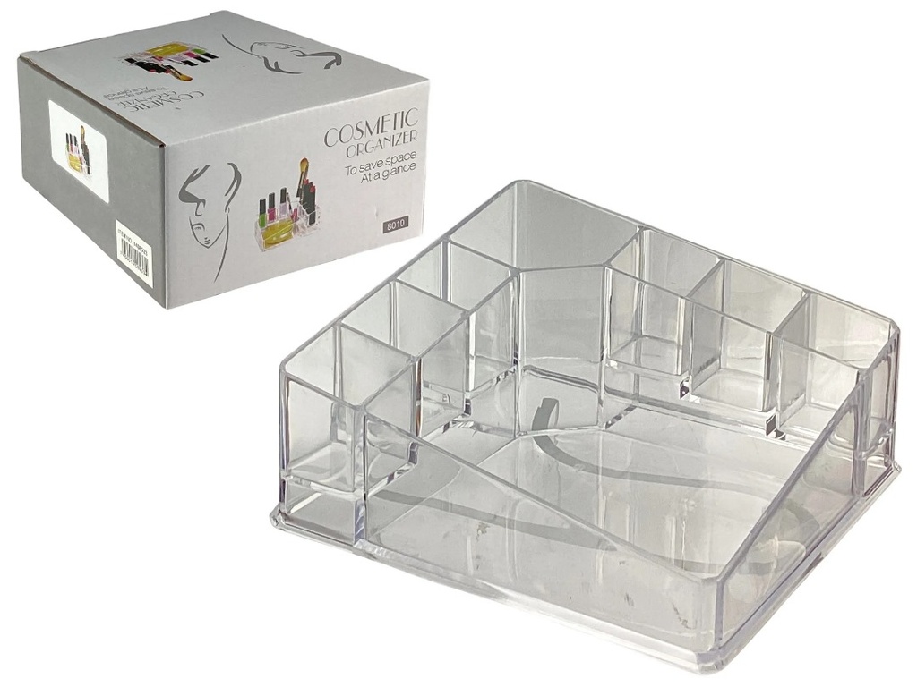 ORGANIZADOR P/ COSMETICOS 135 X 135 X 7 CM