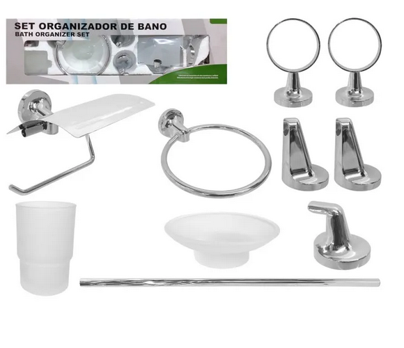 SET ORGANIZADOR DE BAÑO