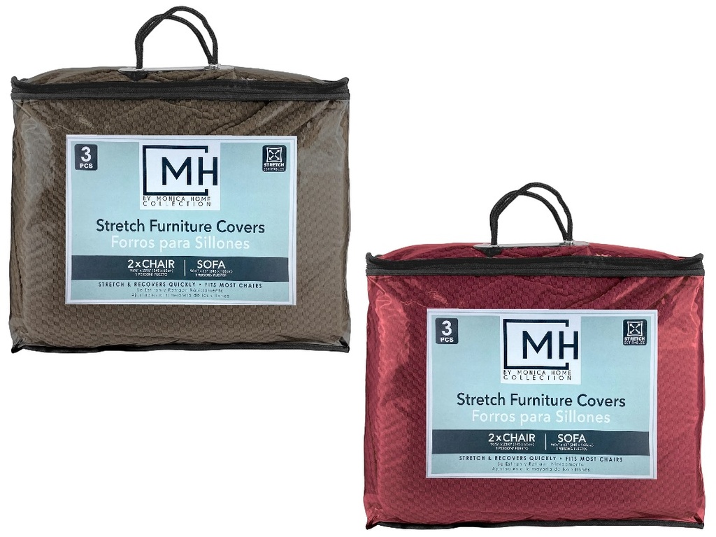 COBERTOR P/ SOFA 3PZAS 245 X 60 120 161