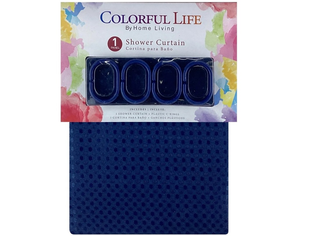 CORTINA P/ BAÑO  180X180CM