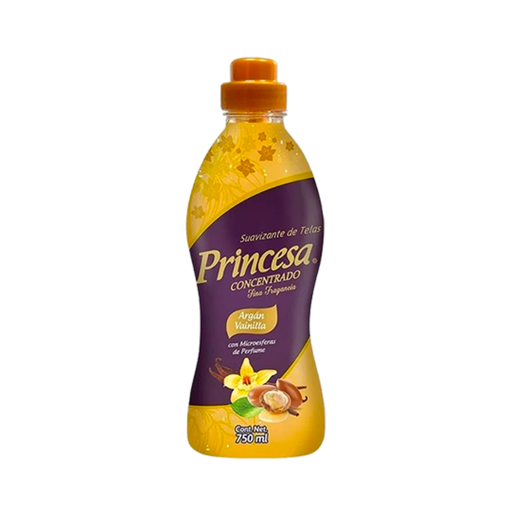 Suavizante de telas aroma argán vainilla Princesa (750 ml)