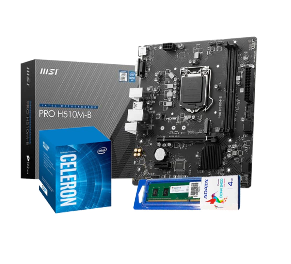 PC Celeron G5905 H/D 2TB MSI H510-A 4GB
