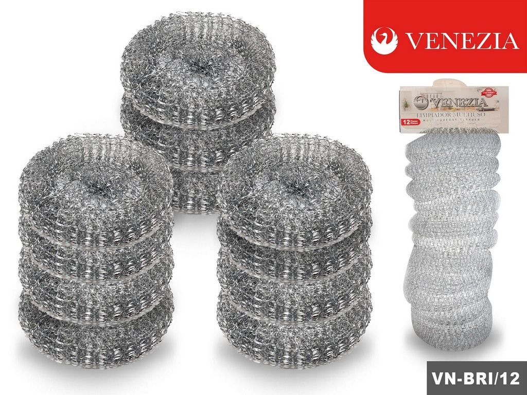 ESTROPAJO DE ALUMINIO P/ FREGAR