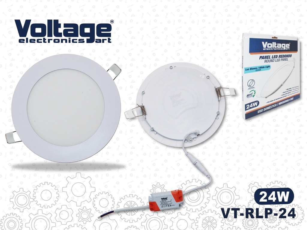 PANEL LED REDONDO 24W