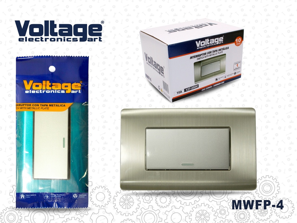 INTERRUPTOR C/ TAPA METALICA
