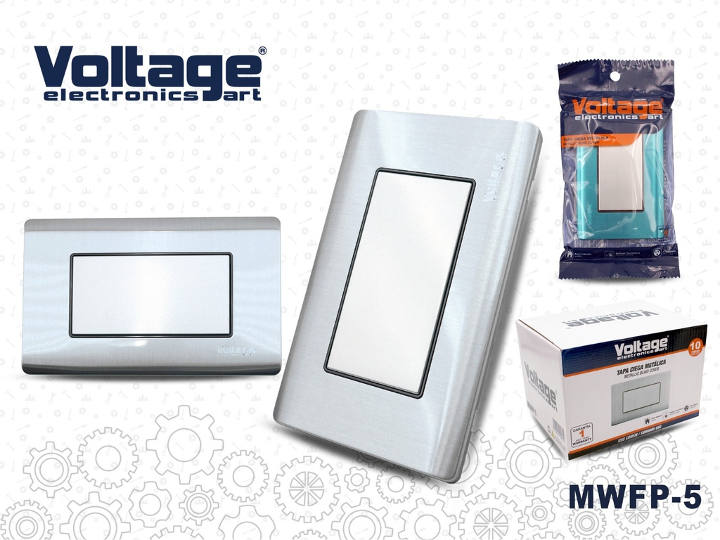 INTERRUPTOR C/ TAPA CIEGA METALICA