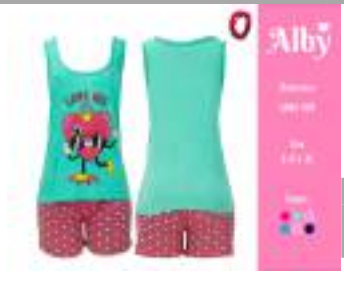 PIJAMA DAMA CAMISETA Y SHORT