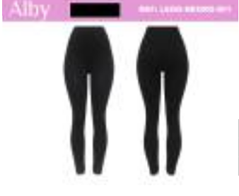 LEGGINGS DAMA NEGRO