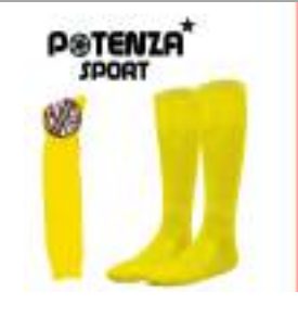 MEDIAS FUTBOL AMARILLA CABALLERO