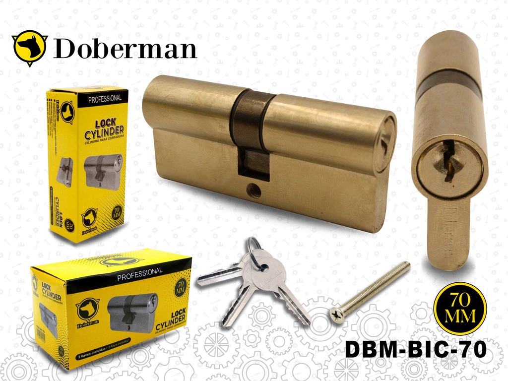 CILINDRO PARA CERRADURA 70MM