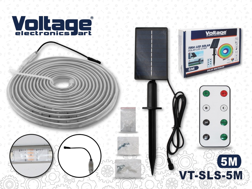 TIRA LED SOLAR 5M