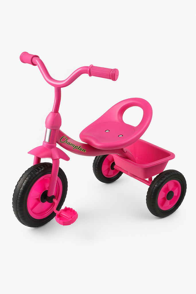 TRCICLO DE PEDALES PARA NIÑO AZUL Y ROSADO