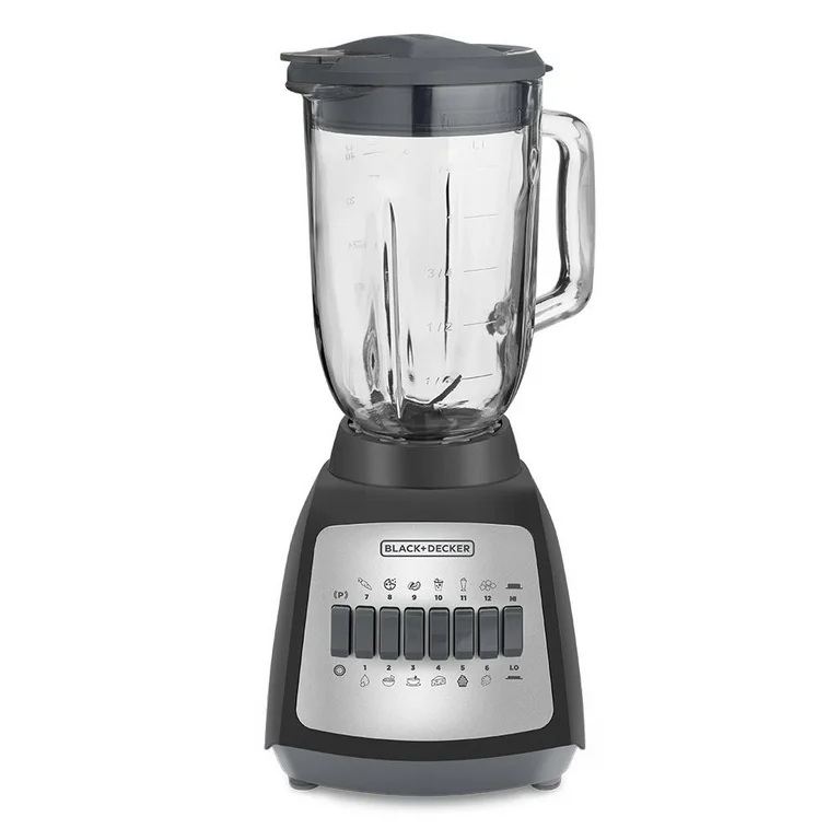 LICUADORA BLACK DECKER CON VASO DE VIDRIO