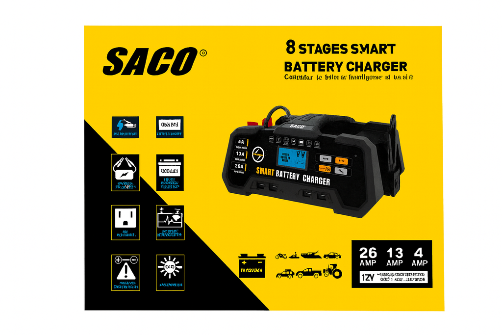 CARGADOR DE BATERIA 8 ETAPAS 30A