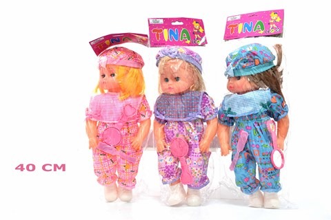 MUÑECA PLASTICA 16¨ TINA
