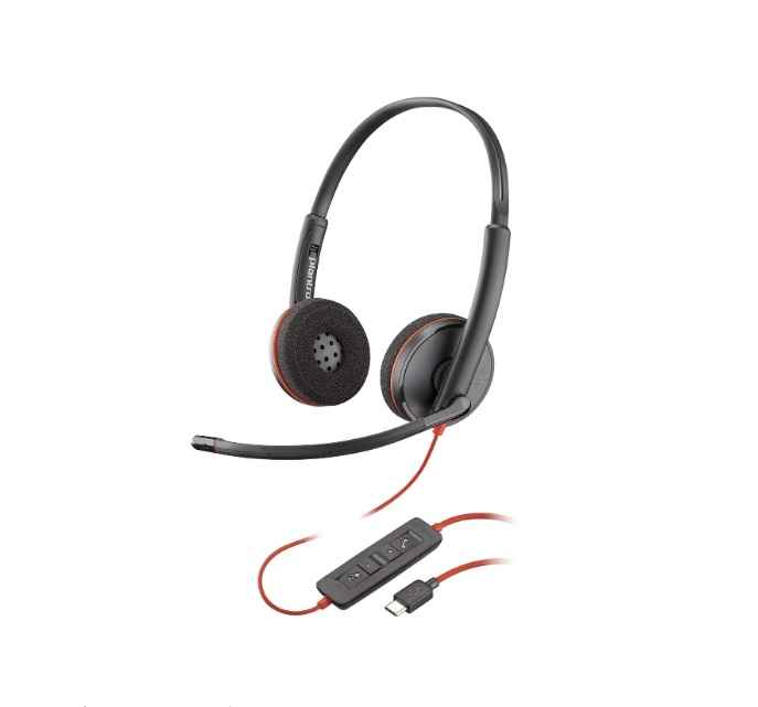 POLY PLANTRONICS BLACKWIRE 3220 USB-C OEM - AUDIFONOS CON MICROFONO USB-C STEREO HS / OEM