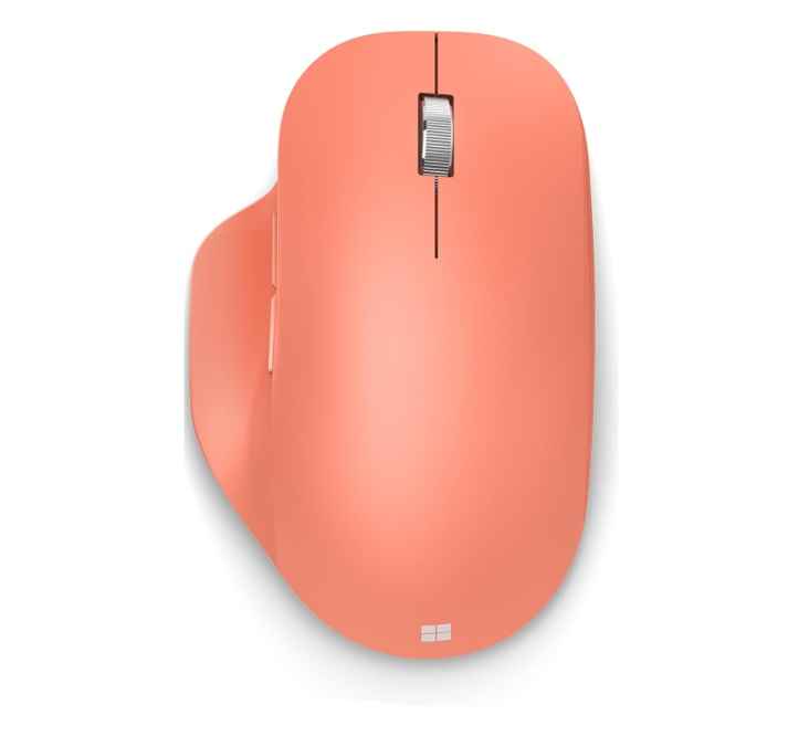 MICROSOFT BLUETOOTH ERGONOMIC MOUSE / COLOR PEACH / CONEXION BLUETOOTH / RANGO DE 5 METRO / COMPATIBLE CON WINDOWS 11