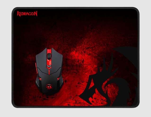 REDRAGON M601WL-BA / COMBO MOUSE INALAMBRICO Y MOUSEPAD / MOUSE GAMER INALAMBRICO RETROILUMINADO ROJO 3200 DPI, MOUSEPAD 330X260X3MM