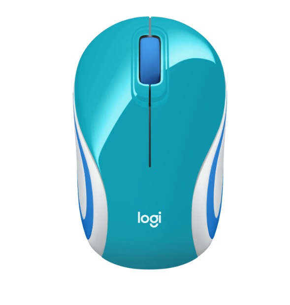 LOGITECH M187 MINI - RATON INALAMBRICO / COLOR VERDE AZULADO