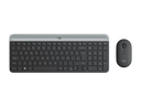 LOGITECH SLIM COMBO MK470 / TECLADO MULTIMEDIA Y RATÓN ÓPTICO INALÁMBRICOS / RECEPTOR USB / NEGRO / ESPAÑOL
