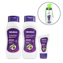 SET CAPILAR NEVADA 750 ML AGUACATE 3 PZA