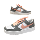 ZAPATOS DEPORTIVOS DE MUJER 1802-1 BLANCO-GRIS-ROSADO 36-41