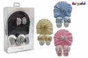 SET DE GORRO Y MEDIAS PARA BEBE