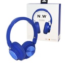 KINGMOX SOLIDEGE HA-SD70BT-B / AUDIFONOS WIRELESS / CABLE 1.5MM / COLOR AZUL INDIGO