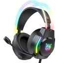 ONIKUMA X26 - AUDIFONO GAMING RGB / 50MM / USB 2.0 / 3.5 CONECTOR / 2METROS / COLOR NEGRO