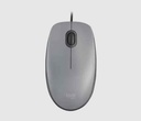 LOGITECH M110 SILENT GRIS - MOUSE USB DE TAMANO NORMAL CON CABLE / SILENCIOSO / ÓPTICA / 1000 DPI / PLUG AND PLAY